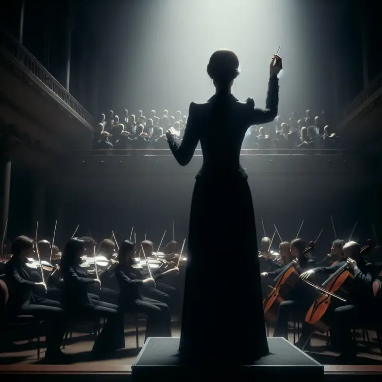 Visual representation of "caesura" - A break or pause in a musical piece, typically in the middle.