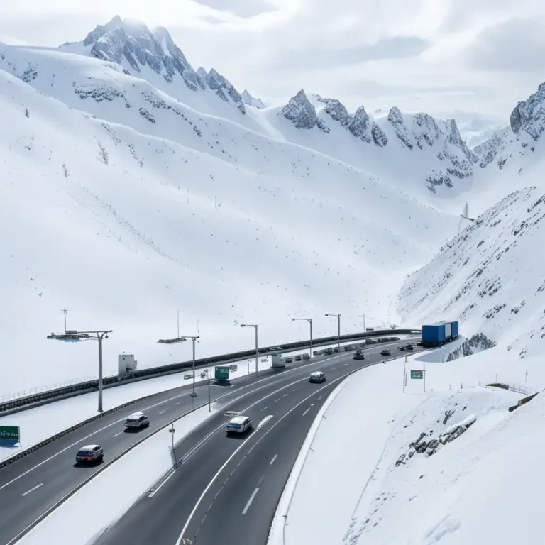 Visual representation of "traverse" - To pass through or over
