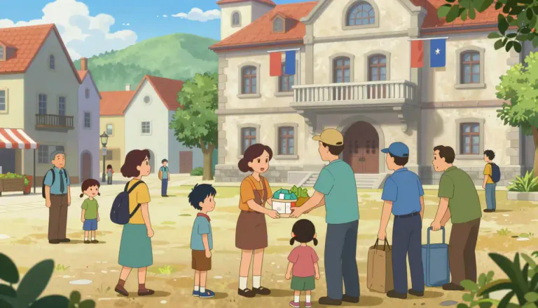 Visual representation of "civic" - Related to a city or town, its administration, or its community