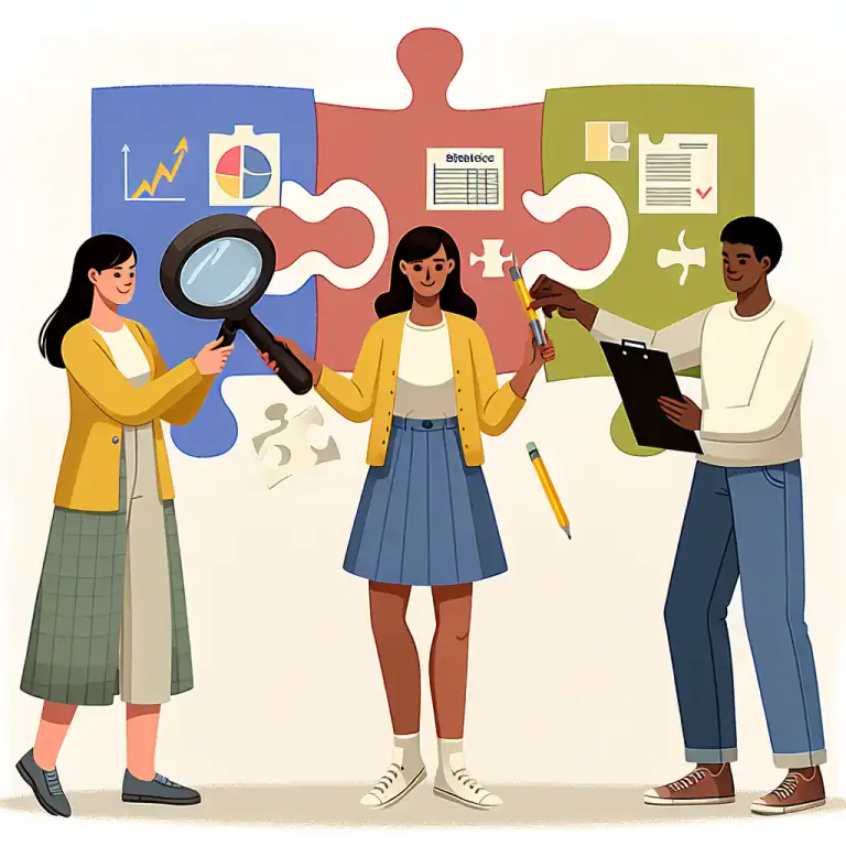 Visual representation of "triangulation" - The practice of using two or more methods or data sources to increase the reliability of findings.