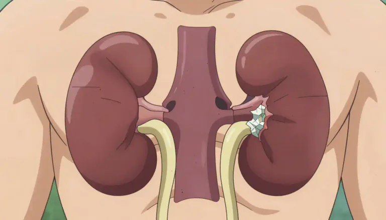 Visual representation of "concretion" - A solid mass formed within a biological system, often associated with pathologies like kidney stones.