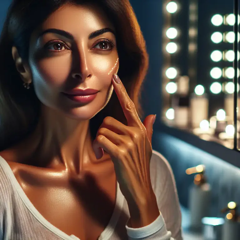 Visual representation of "serum" - A product that is applied to the skin with the aim of improving its condition or appearance.