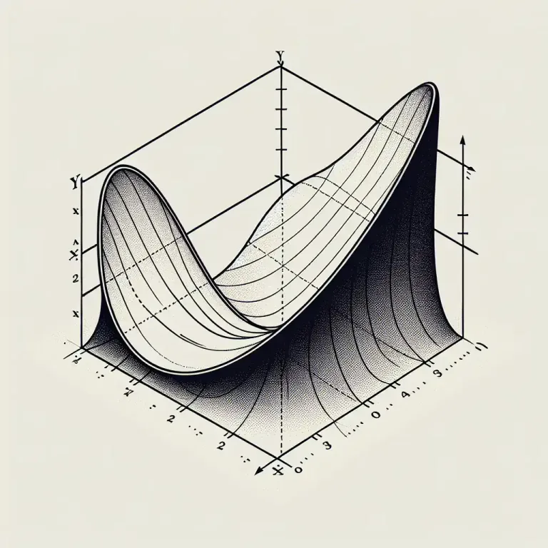 Visual representation of "parabola" - A type of graph used in algebra which represents a quadratic equation.