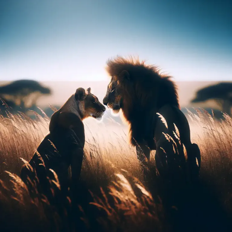 Visual representation of "couple" - In biology, when a pair of animals or birds come together to breed.