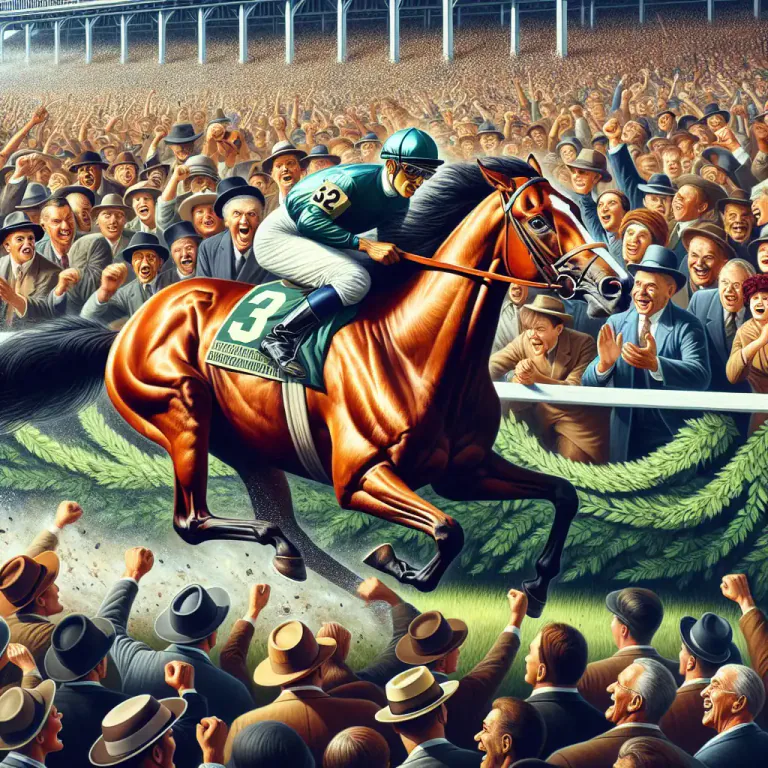 Visual representation of "secretariat" - A horse who won the Triple Crown in 1973; one of the most famous race horses in history.