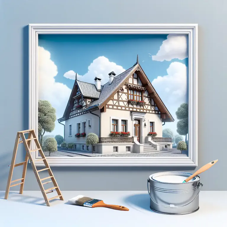 Visual representation of "fascia" - The part of a roof that is located at the point where the roof meets the outer walls of the house
