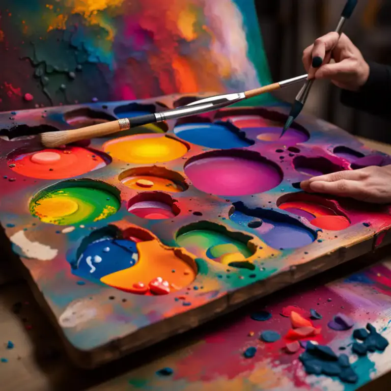 Visual representation of "intense" - Very bright or deep in color