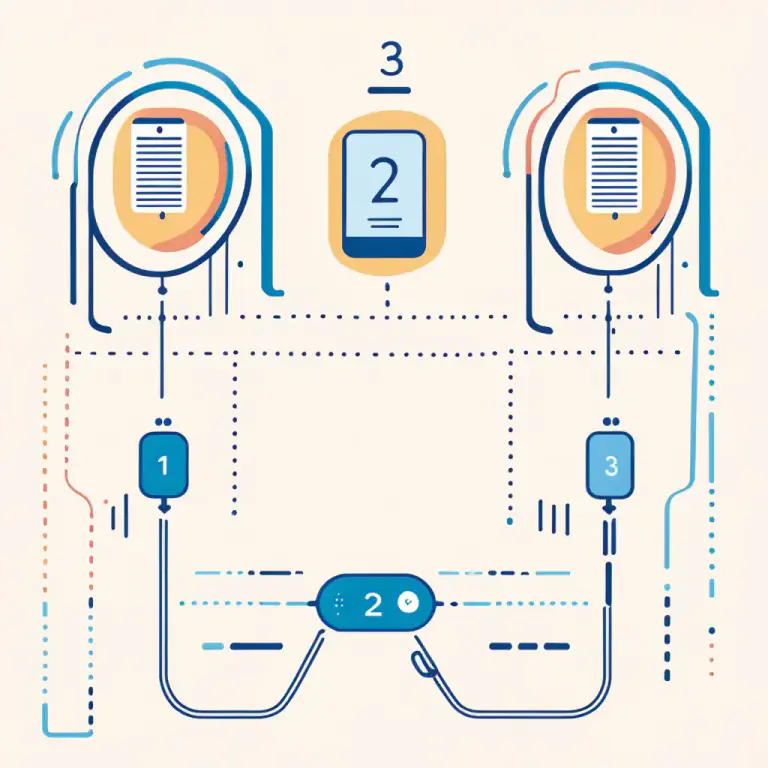 Visual representation of "handshake" - In computing, it is a process to establish or confirm a communication connection.