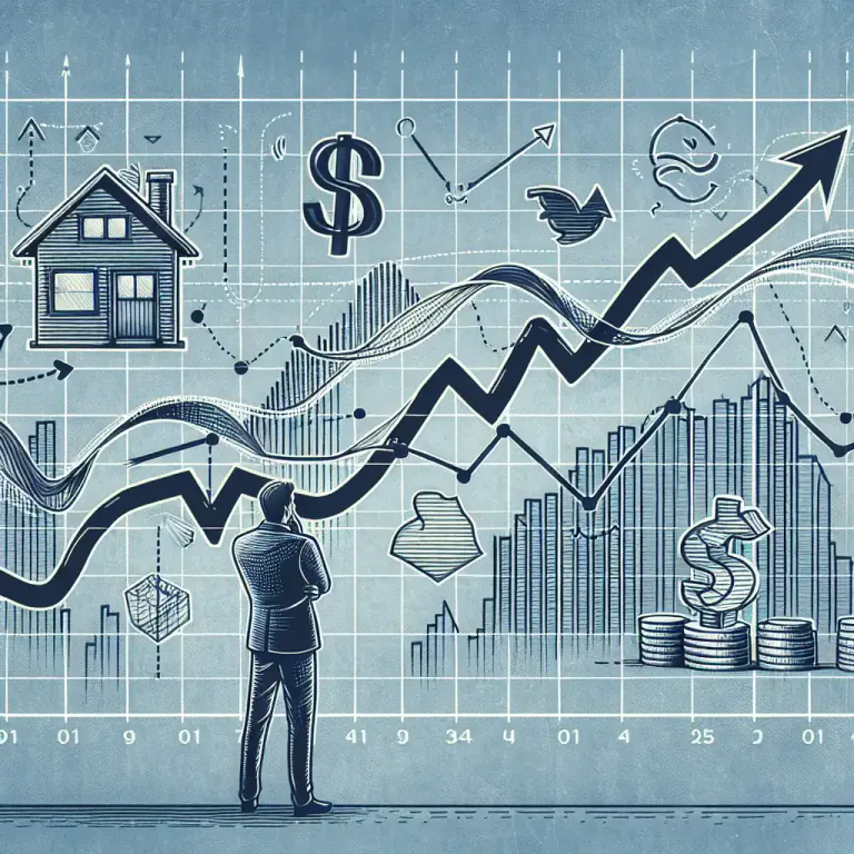 Visual representation of "reversion" - In finance, a theory stating that the price level will move towards the average level