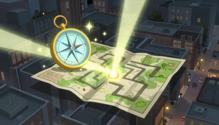 Visual representation of "discoverability" - The ability of something to be found or located.