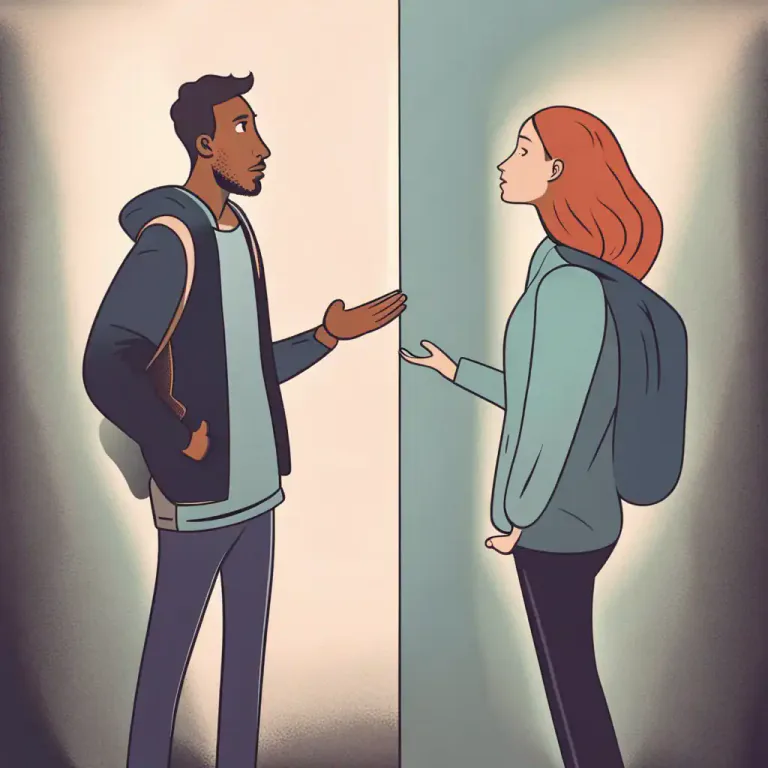 Visual representation of "never you mind" - It's not your concern or don't worry about it