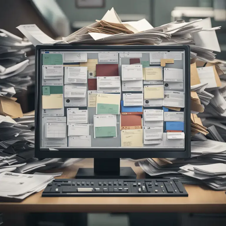 Visual representation of "garbage" - Unwanted data in a computer system
