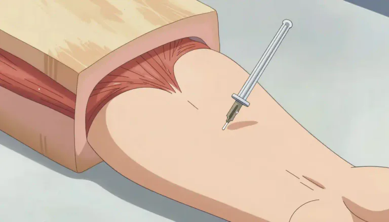 Visual representation of "subcutaneous" - Something that is under the skin.
