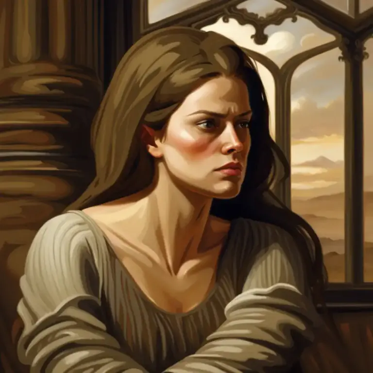 Visual representation of "penance" - Feelings of regret and self-reproof for shortcomings or wrongdoing.