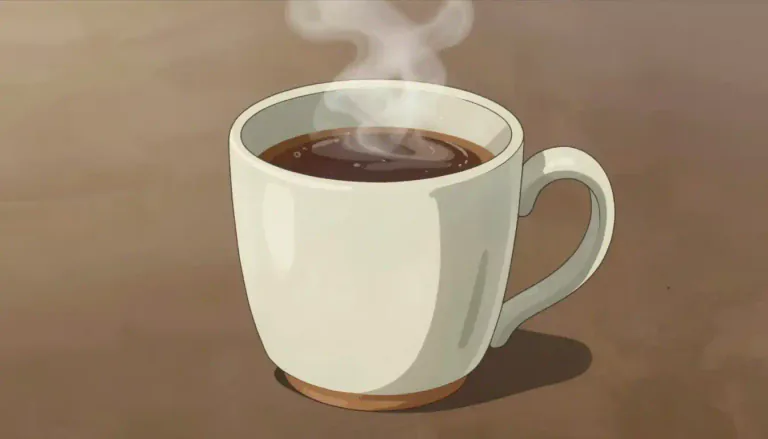 Visual representation of "mug" - A large cup with a handle, used for drinking tea or coffee.
