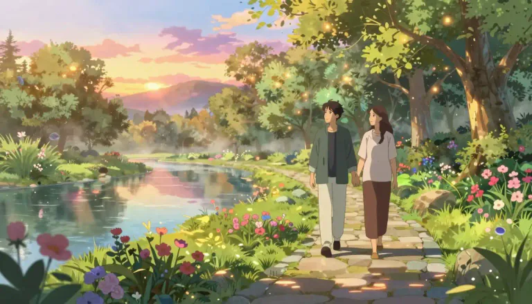 Visual representation of "elysian" - Perfectly happy or peaceful, like heaven.