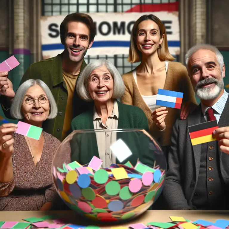 Visual representation of "lotto" - A lottery organized to raise funds, especially for charity or public works.