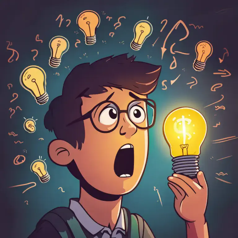 Visual representation of "see the light" - To understand something clearly, especially after you have been confused