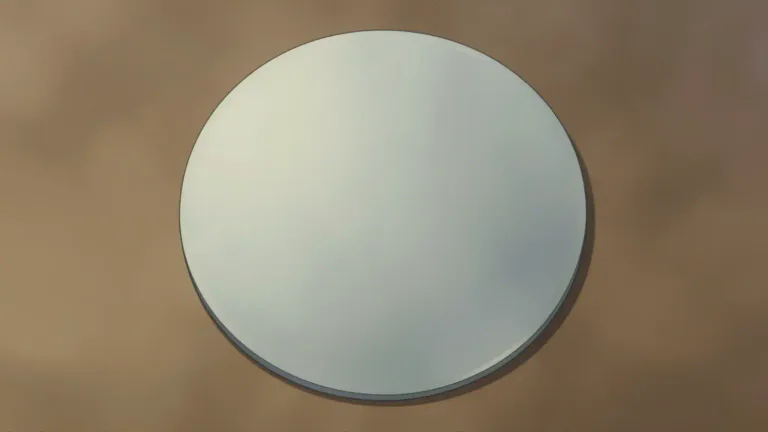 Visual representation of "disc" - A flat, round object or shape