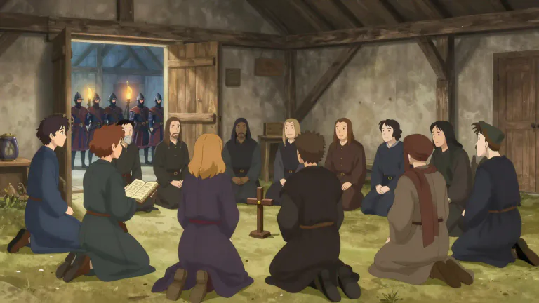 Visual representation of "huguenot" - A member of the Protestant Reformed Church of France during the 16th to 18th centuries