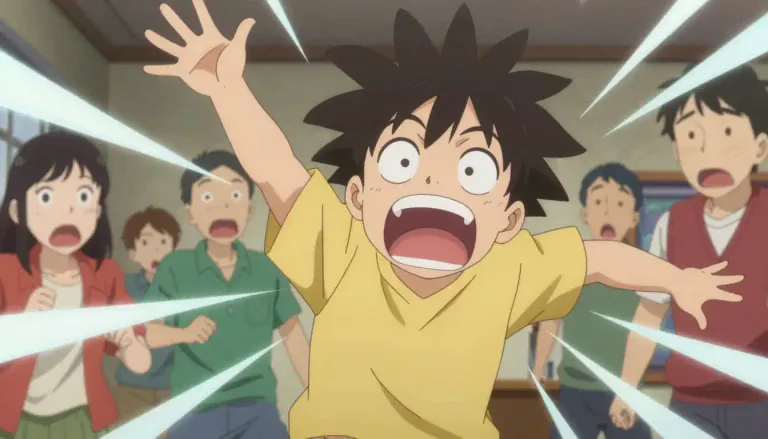 Visual representation of "crazy" - Showing wild and uncontrollable behaviour or excitement