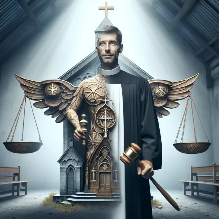 Visual representation of "theocratic" - Conforming to, advocating for, or functioning under a system where a deity is recognized as the supreme civil ruler
