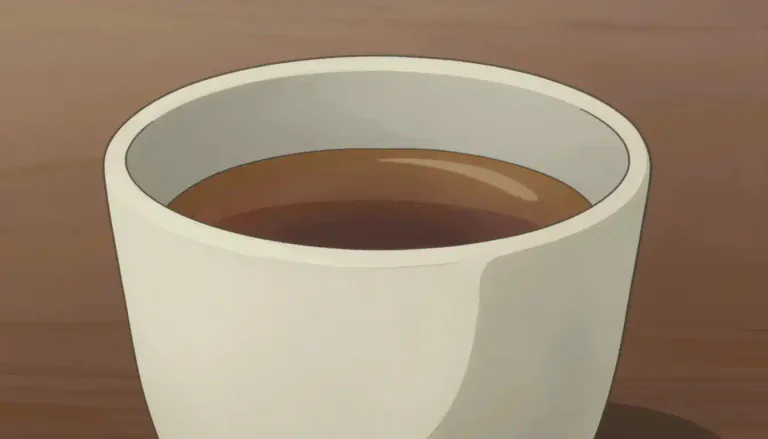 Visual representation of "brim" - The top edge of a container