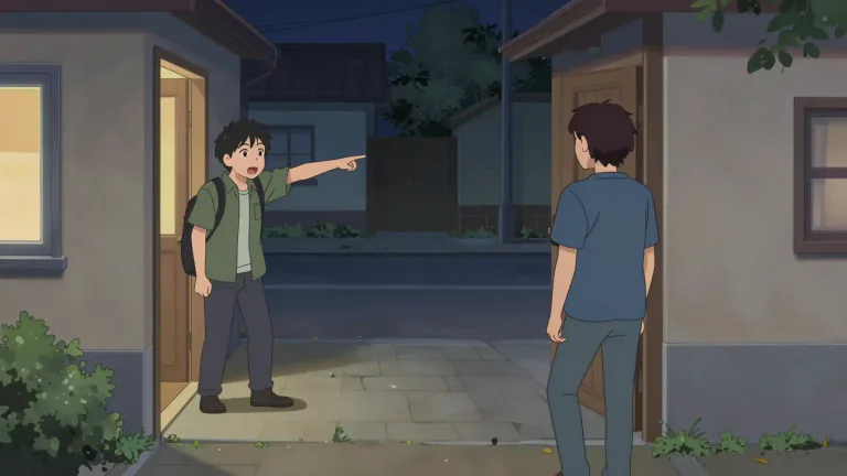Visual representation of "shove" - To leave; get off; go away