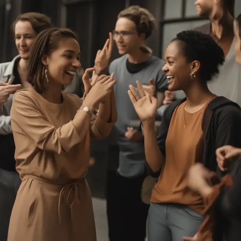Visual representation of "deaf" - People who cannot hear, considered as a group