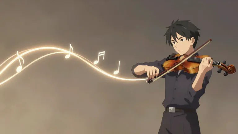 Visual representation of "legato" - In music, legato means a style where you play or sing notes smoothly connected. There is no noticeable break between the notes.