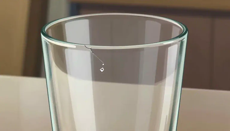 Visual representation of "nick" - A small cut or indentation in a surface.
