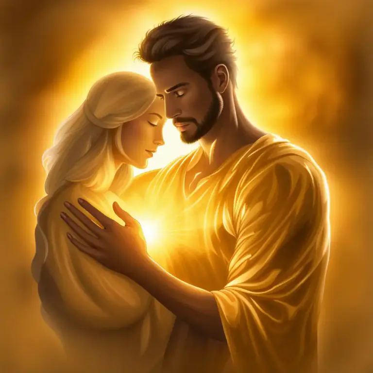 Visual representation of "have a heart of gold" - To be extremely kind, generous, supportive, or soft-hearted towards others.