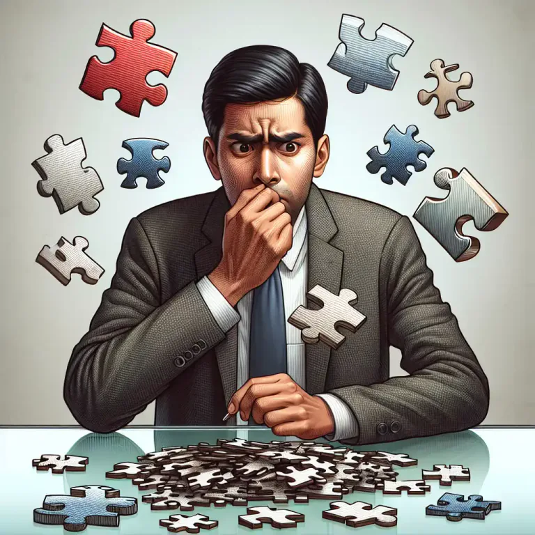 Visual representation of "incoherence" - The state of not holding together or not making sense