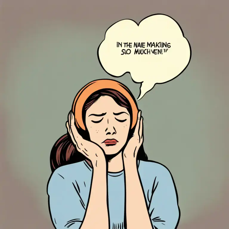 Visual representation of "in the name of somebody/something" - Used to express surprise, disbelief, or angry objection.