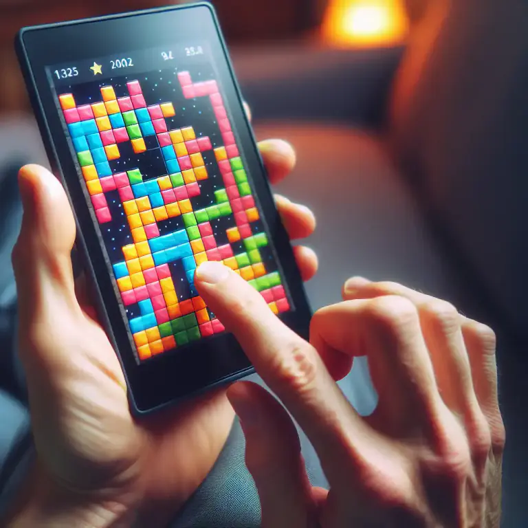 Visual representation of "handheld" - A small computing device that you can hold in your hand and use easily.