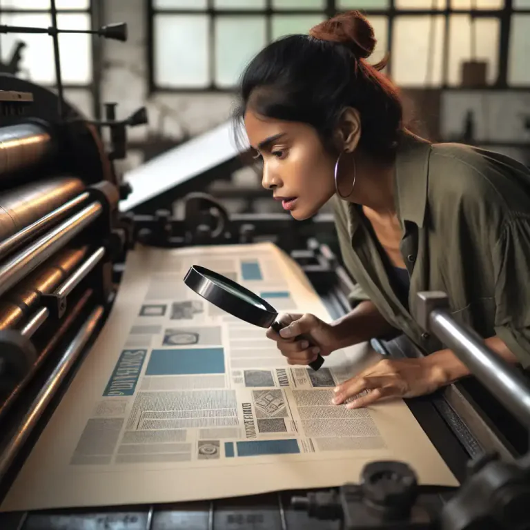 Visual representation of "matter" - Printing material