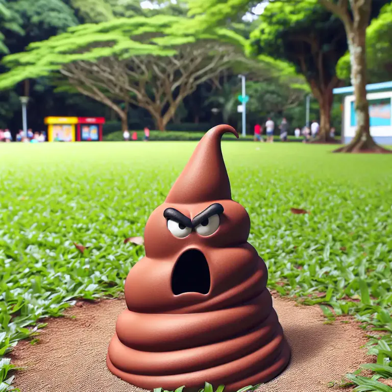 Visual representation of "like shit" - In a very bad condition or state of health