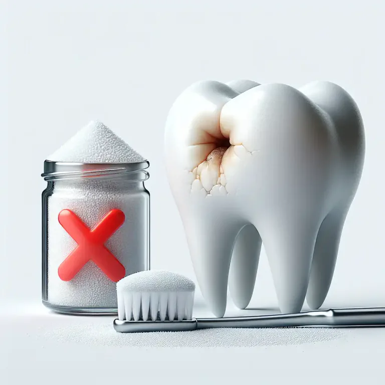 Visual representation of "cavity" - A decayed part of a tooth caused by plaque and bacteria