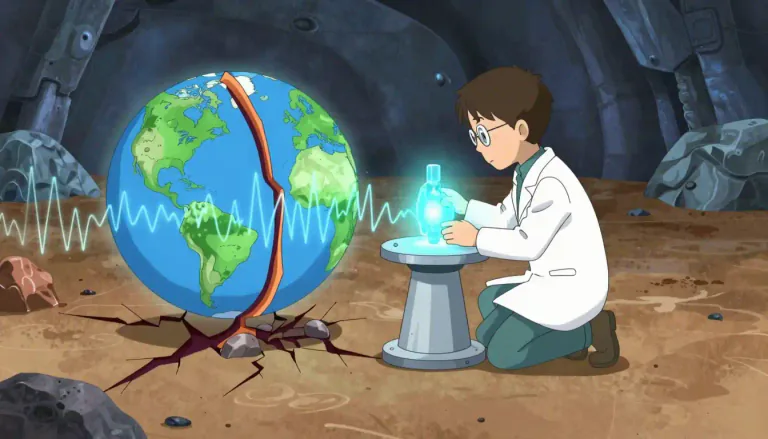 Visual representation of "seismological" - Related to the study of earthquakes and the structure of the earth.