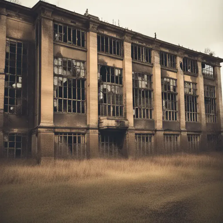Visual representation of "asylum" - A hospital for mentally ill people