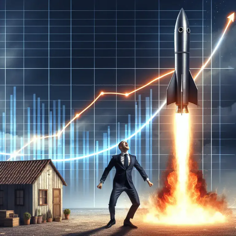Visual representation of "torrid" - Experiencing a rapid and dramatic increase