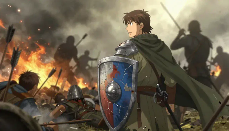 Visual representation of "valour" - Great courage that someone shows in dangerous situations