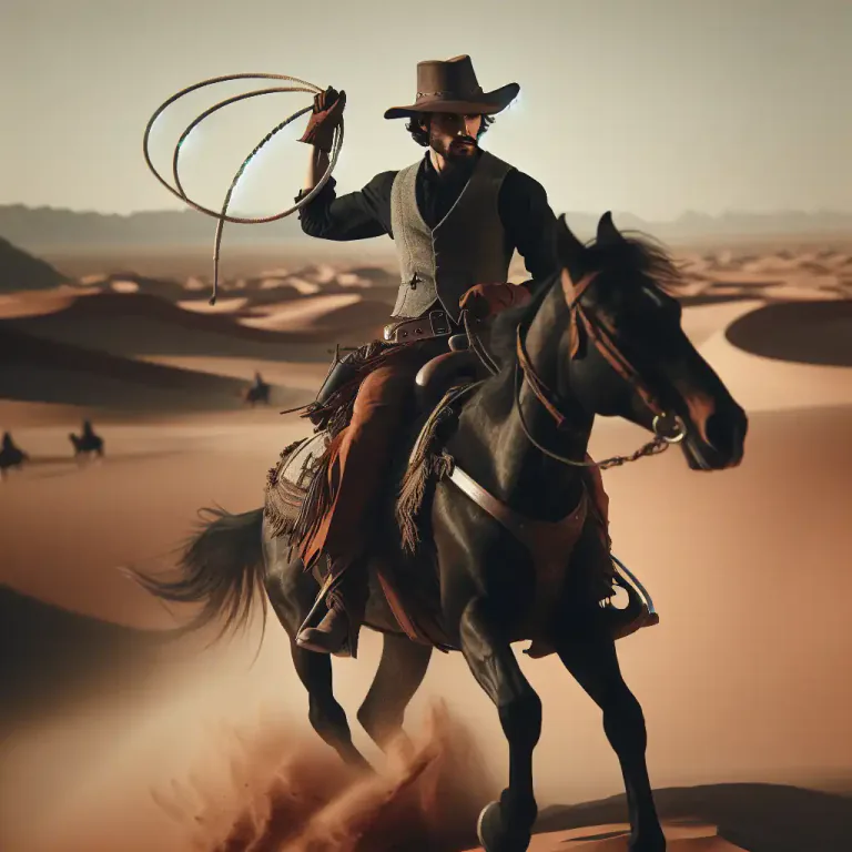 Visual representation of "cowboy" - An adventurous hero type