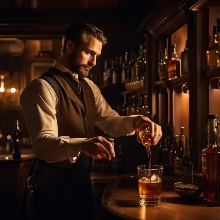 Visual representation of "neat" - (of a drink, especially an alcoholic one) undiluted