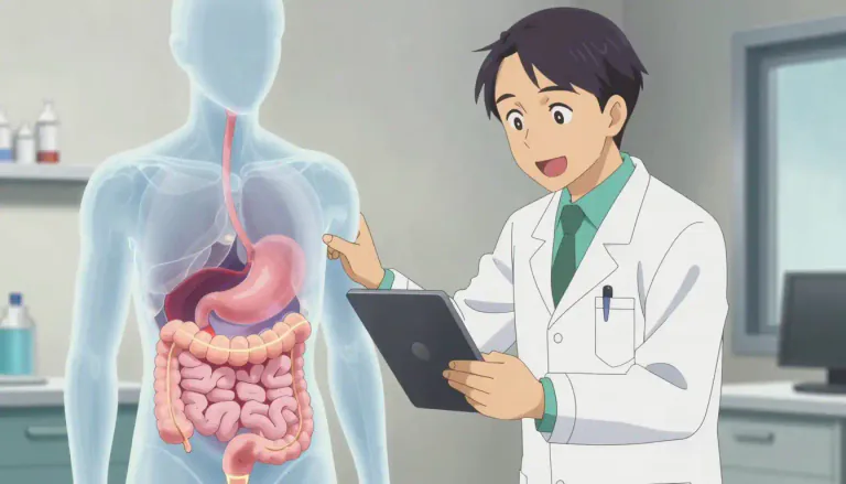 Visual representation of "gastroenterology" - Gastroenterology is the branch of medicine that focuses on the diagnosis and treatment of diseases related to the digestive system.