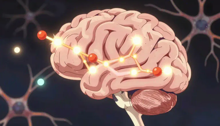 Visual representation of "glutamate" - Glutamate is an amino acid that acts as a neurotransmitter in the brain and is involved in sending signals between nerve cells.