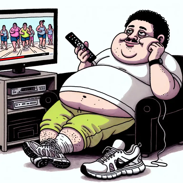Visual representation of "bloater" - A term used to refer a corpulent (overweight) person in an unkind way.