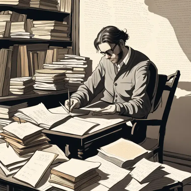 Visual representation of "sit down and do" - Reserved for situations where one must physically sit down to focus on a task, often involving reading and writing or similar activities