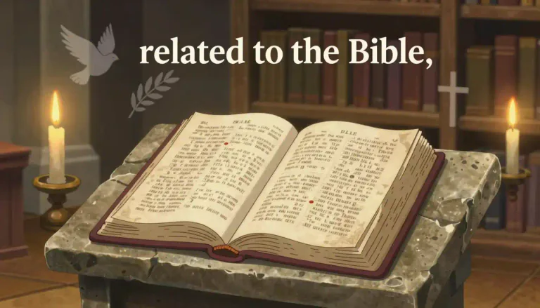 Visual representation of "biblical" - Related to the Bible