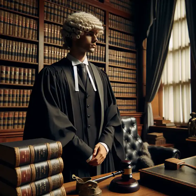 Visual representation of "wig" - A head cover worn by barristers in the UK and some other common law jurisdictions